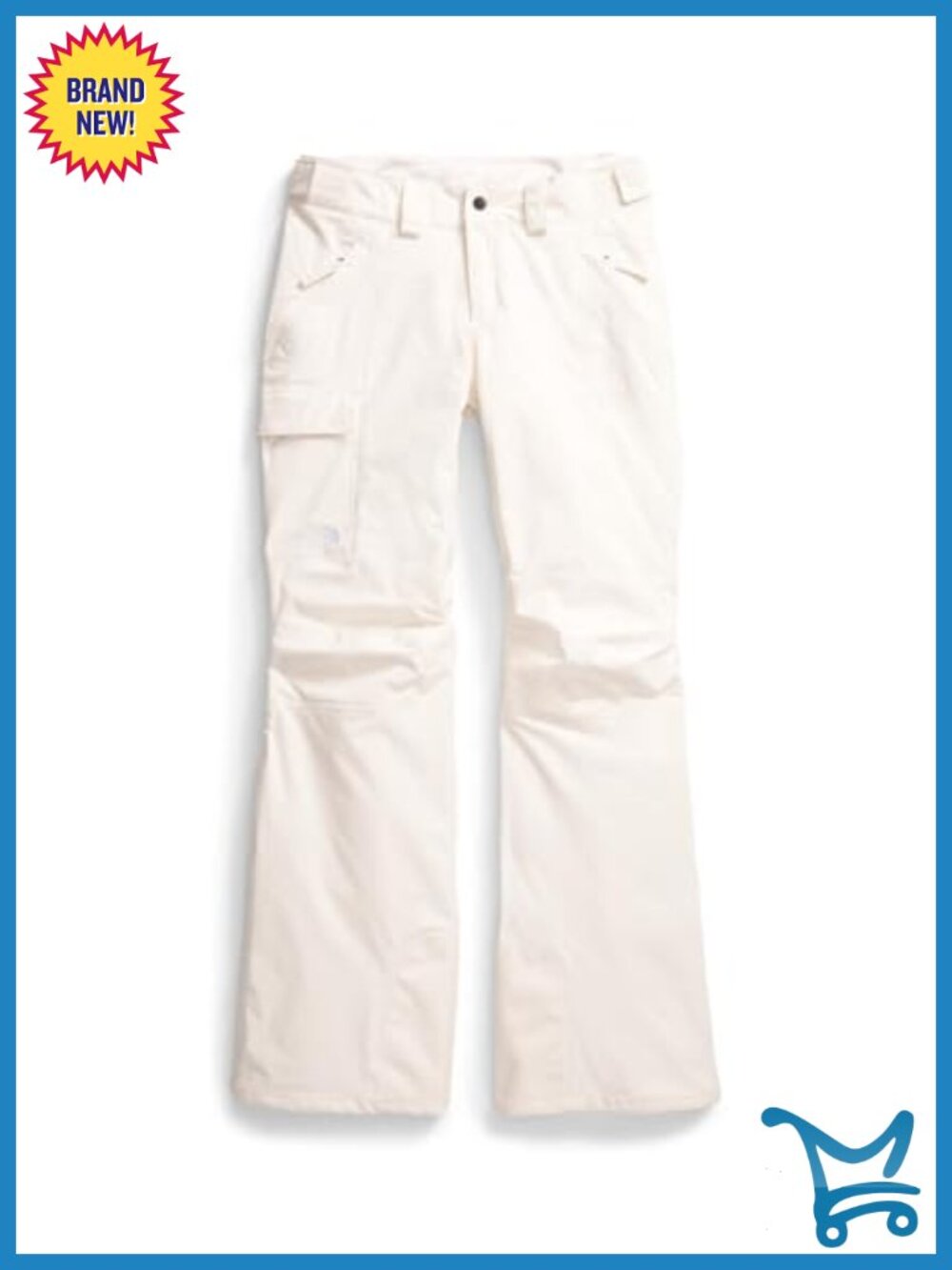 Insulated Waterproof Snow Pants for Snow Sports with Gaiters - Picture 5 of 6